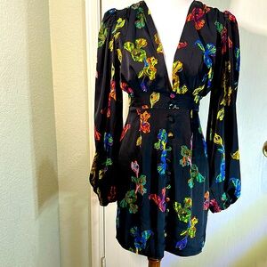 Nasty Gal balloon sleeve mini dress